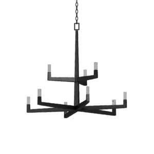 2-Layer 9-Arm Chandelier