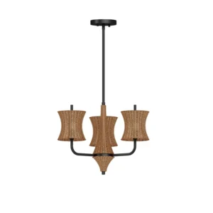 Hand Woven Natural Chandelier