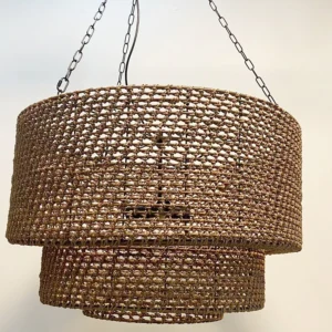 Hand Woven Large Rattan Pendant Lamp